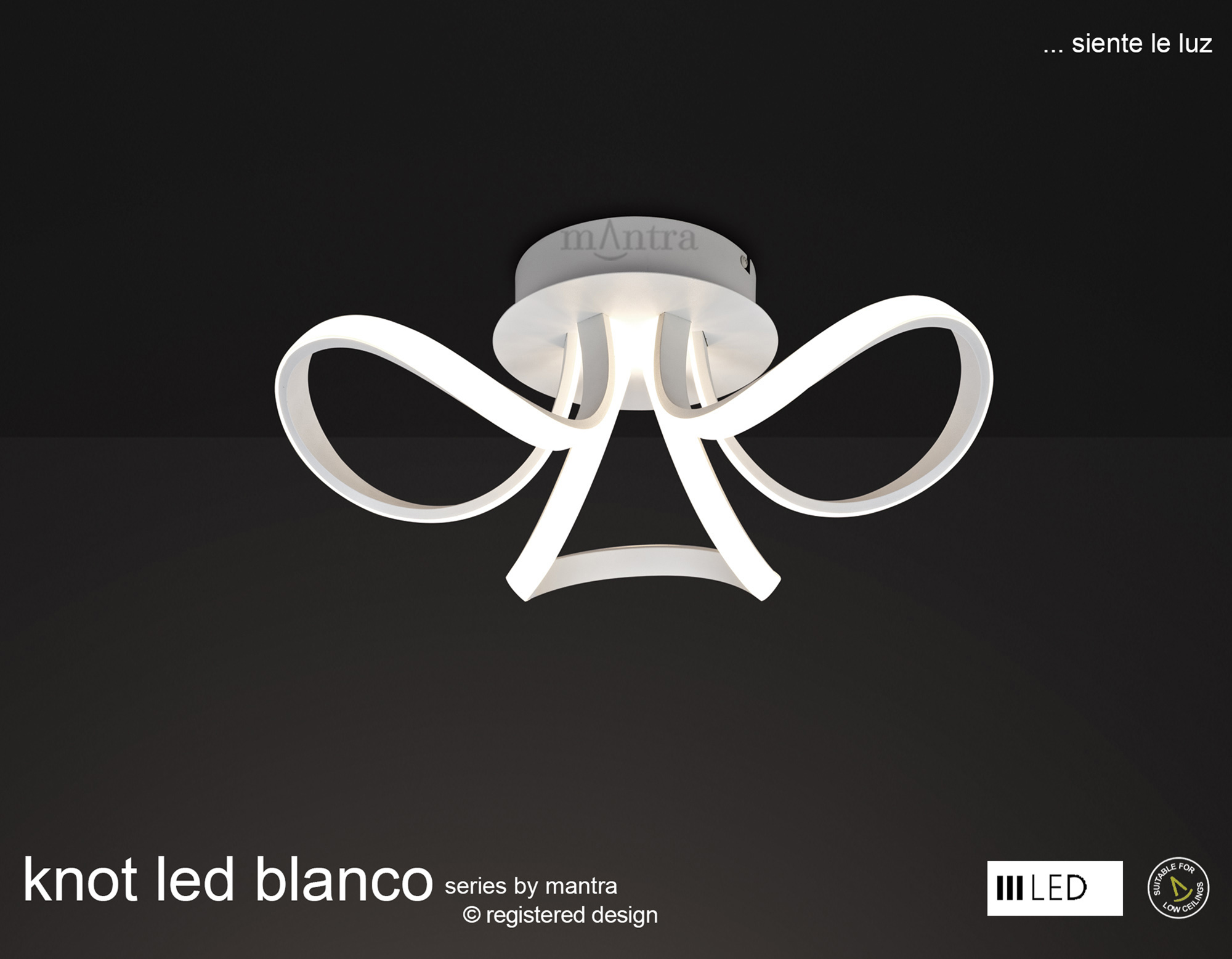 Knot Led Blanco Ceiling Lights Mantra Modern Ceiling Lights Knot Led Blanco Ceiling Lights Mantra Modern Ceiling Lights